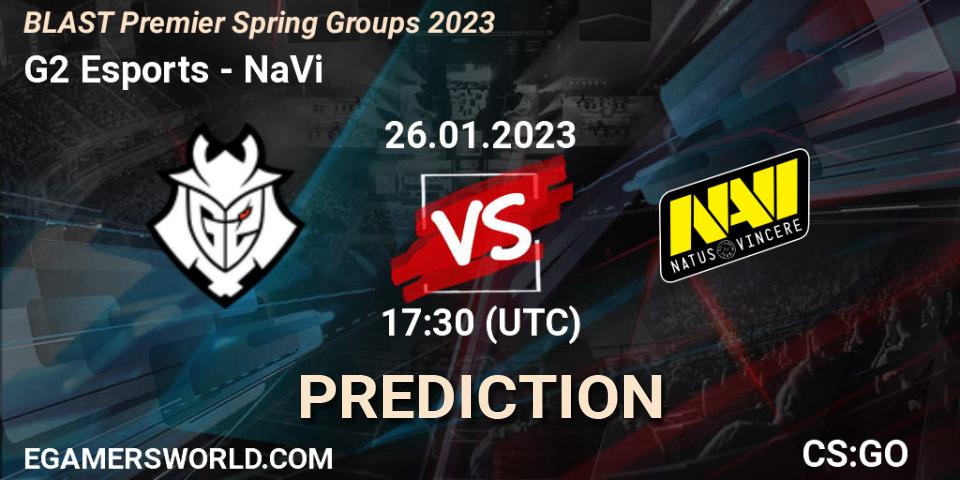 Pronósticos G2 Esports - NaVi. 26.01.23. BLAST Premier Spring Groups 2023 - CS2 (CS:GO)