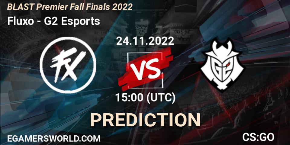 Pronósticos Fluxo - G2 Esports. 24.11.22. BLAST Premier Fall Finals 2022 - CS2 (CS:GO)