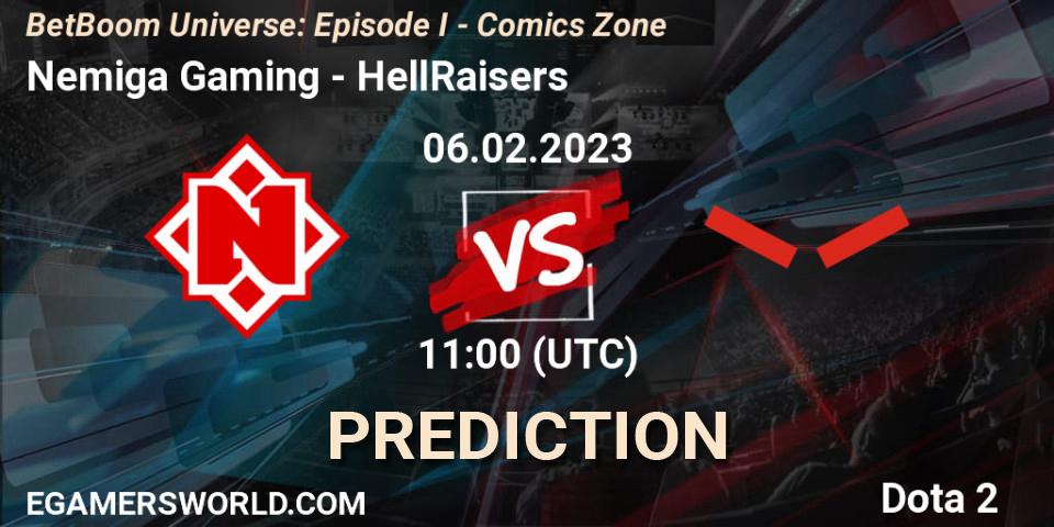 Pronósticos Nemiga Gaming - HellRaisers. 06.02.23. BetBoom Universe: Episode I - Comics Zone - Dota 2