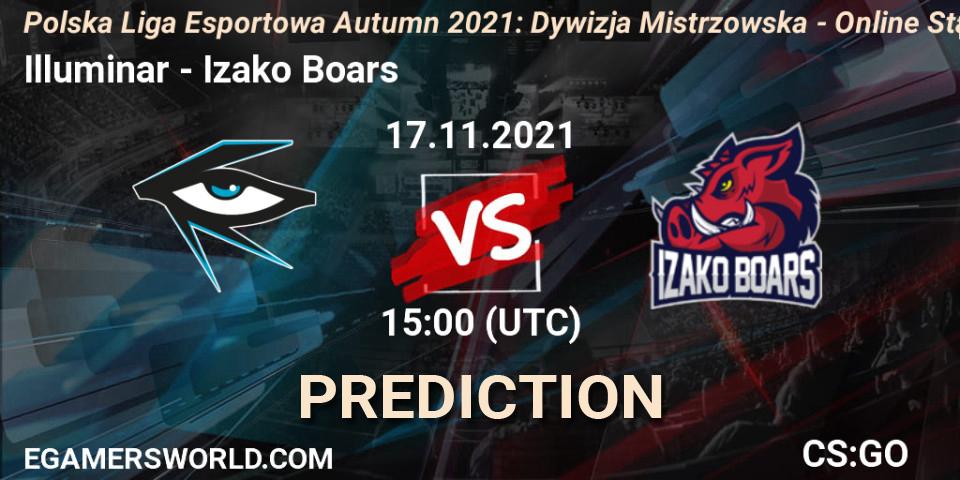 Pronósticos Illuminar - Izako Boars. 17.11.21. Polska Liga Esportowa Autumn 2021: Dywizja Mistrzowska - Online Stage - CS2 (CS:GO)