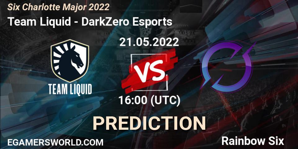 Pronósticos Team Liquid - DarkZero Esports. 21.05.22. Six Charlotte Major 2022 - Rainbow Six