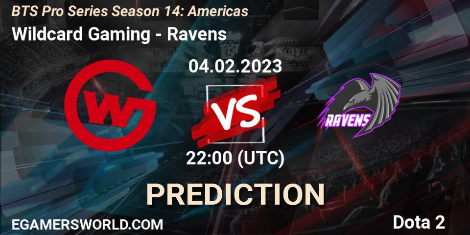 Pronósticos Wildcard Gaming - Ravens. 10.02.23. BTS Pro Series Season 14: Americas - Dota 2