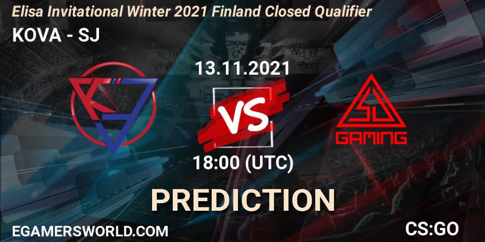 Pronósticos KOVA - SJ. 13.11.21. Elisa Invitational Winter 2021 Finland Closed Qualifier - CS2 (CS:GO)