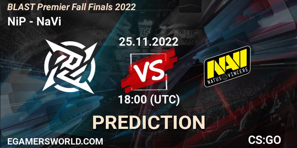 Pronósticos NiP - NaVi. 25.11.22. BLAST Premier Fall Finals 2022 - CS2 (CS:GO)