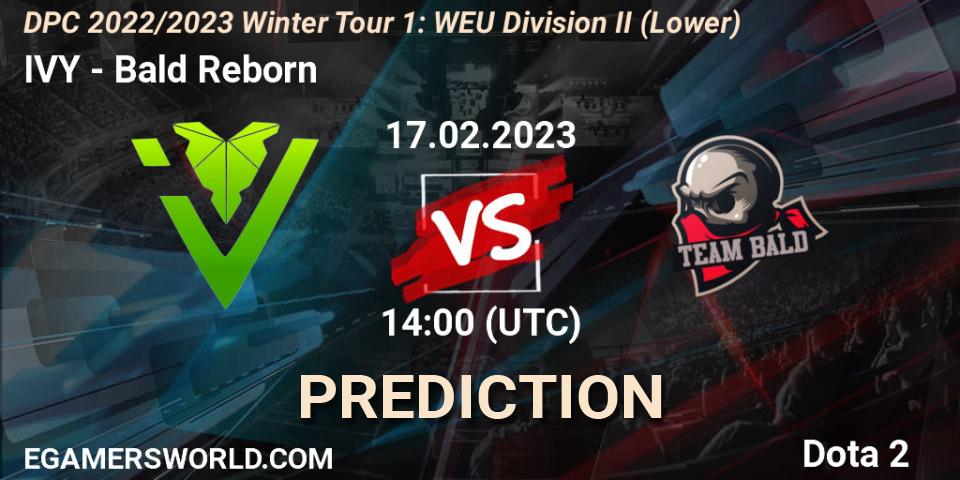 Pronósticos IVY - Bald Reborn. 17.02.23. DPC 2022/2023 Winter Tour 1: WEU Division II (Lower) - Dota 2