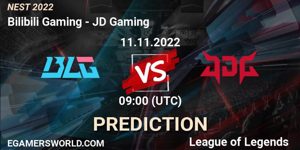 Pronósticos Bilibili Gaming - JD Gaming. 11.11.22. NEST 2022 - LoL