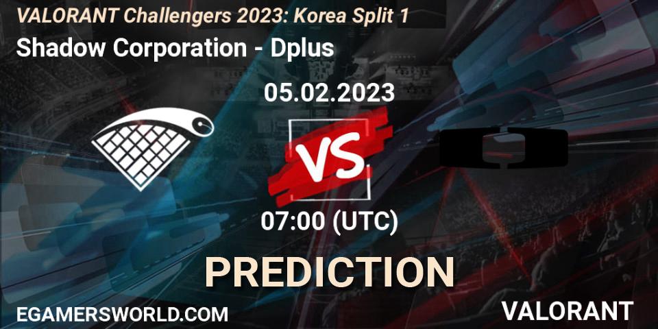 Pronósticos Shadow Corporation - Dplus. 05.02.23. VALORANT Challengers 2023: Korea Split 1 - VALORANT