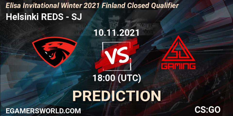 Pronósticos Helsinki REDS - SJ. 10.11.21. Elisa Invitational Winter 2021 Finland Closed Qualifier - CS2 (CS:GO)