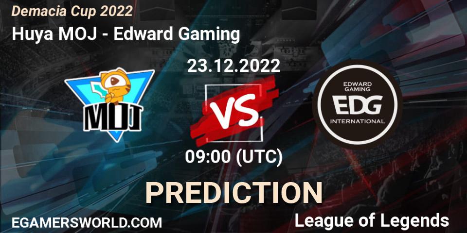 Pronósticos Huya MOJ - Edward Gaming. 23.12.22. Demacia Cup 2022 - LoL