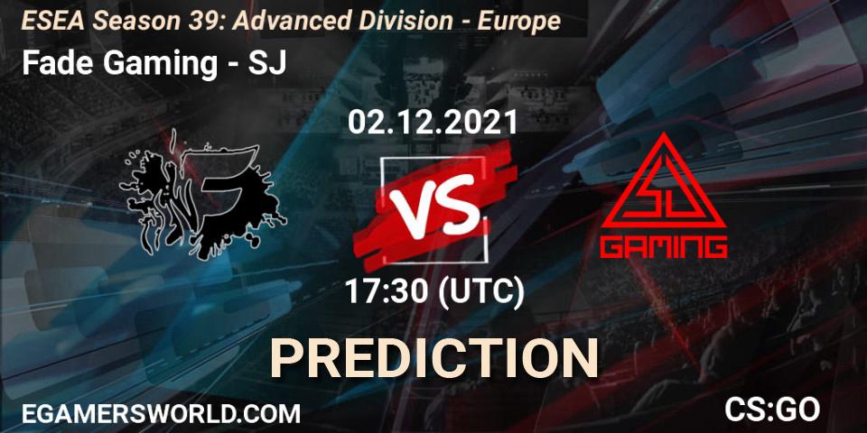 Pronósticos Fade Gaming - SJ. 02.12.21. ESEA Season 39: Advanced Division - Europe - CS2 (CS:GO)