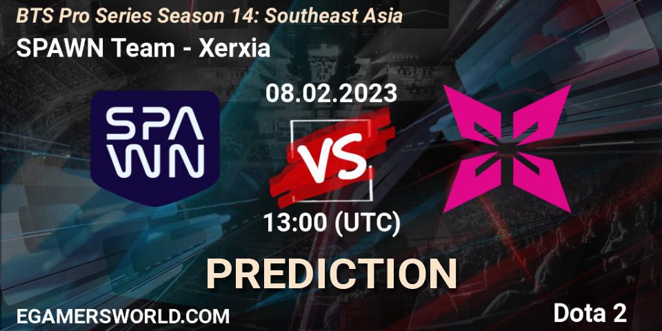 Pronósticos SPAWN Team - Xerxia. 09.02.23. BTS Pro Series Season 14: Southeast Asia - Dota 2