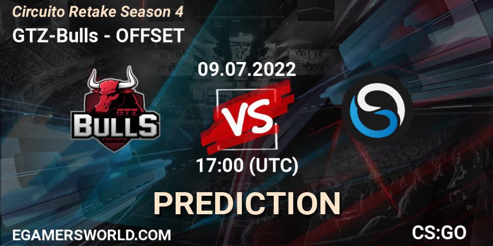 Pronósticos GTZ-Bulls - OFFSET. 09.07.22. Circuito Retake Season 4 - CS2 (CS:GO)