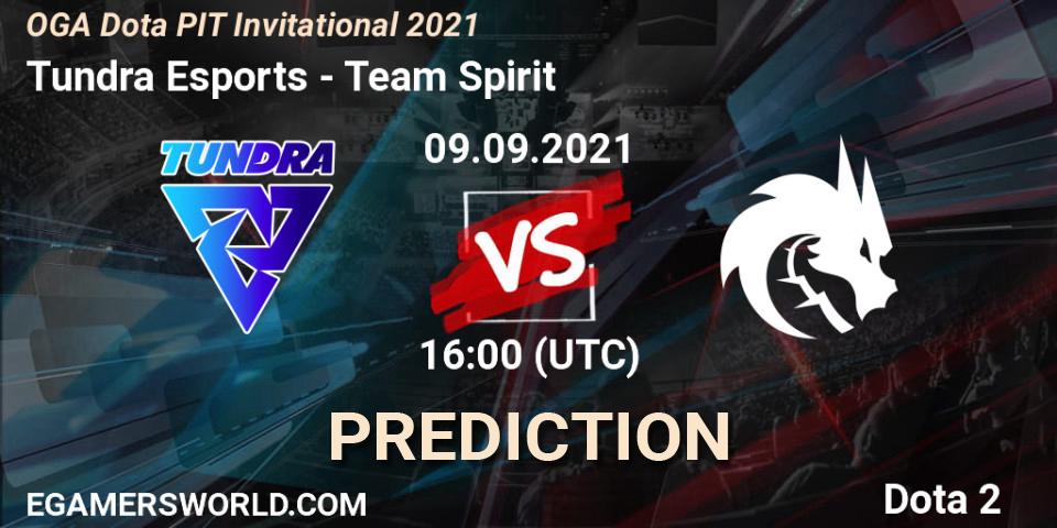 Pronósticos Tundra Esports - Team Spirit. 09.09.21. OGA Dota PIT Invitational 2021 - Dota 2