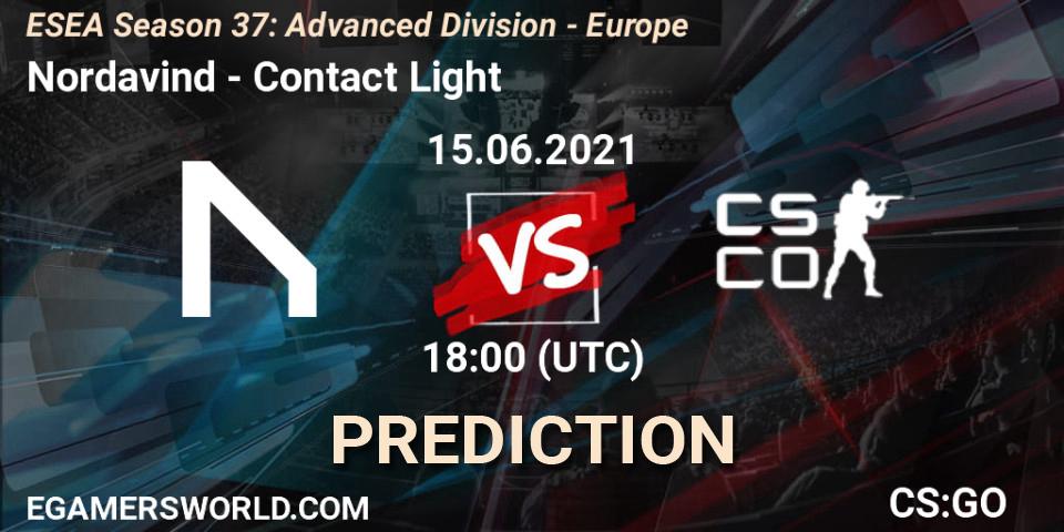 Pronósticos Nordavind - Contact Light. 15.06.21. ESEA Season 37: Advanced Division - Europe - CS2 (CS:GO)