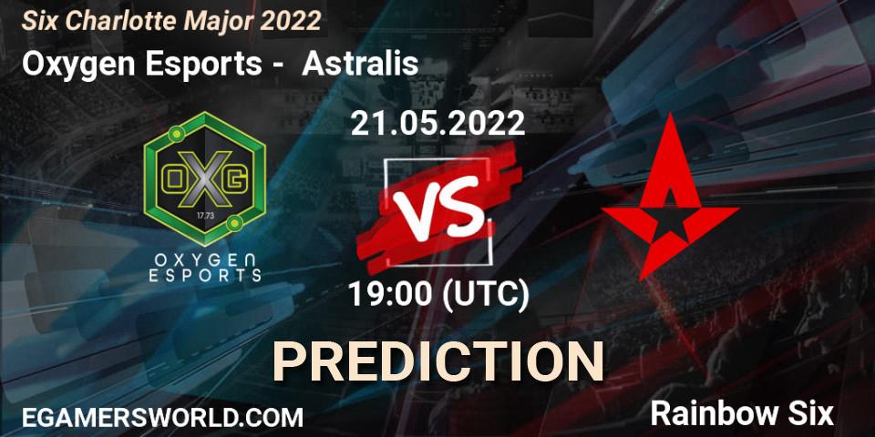 Pronósticos Oxygen Esports - Astralis. 21.05.22. Six Charlotte Major 2022 - Rainbow Six