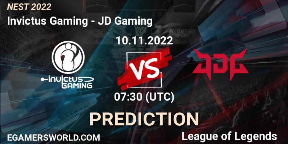Pronósticos Invictus Gaming - JD Gaming. 10.11.22. NEST 2022 - LoL