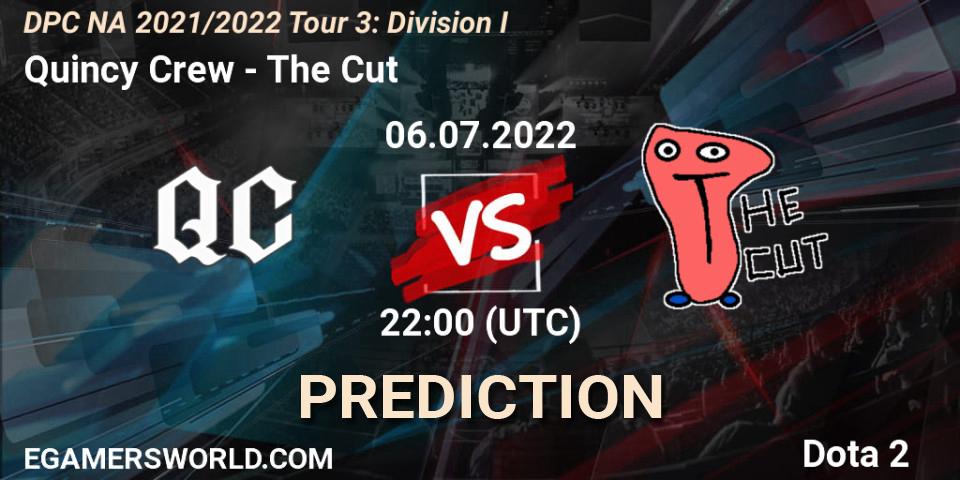 Pronósticos Quincy Crew - The Cut. 06.07.22. DPC NA 2021/2022 Tour 3: Division I - Dota 2