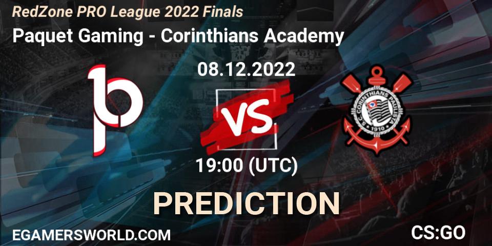 Pronósticos Paquetá Gaming - Corinthians Academy. 08.12.22. RedZone PRO League 2022 Finals - CS2 (CS:GO)