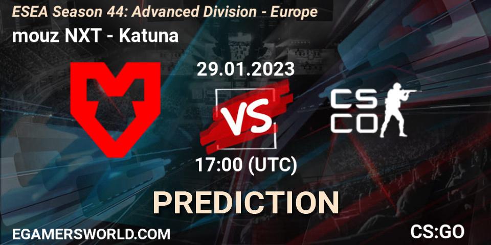 Pronósticos mouz NXT - Katuna. 02.03.23. ESEA Season 44: Advanced Division - Europe - CS2 (CS:GO)