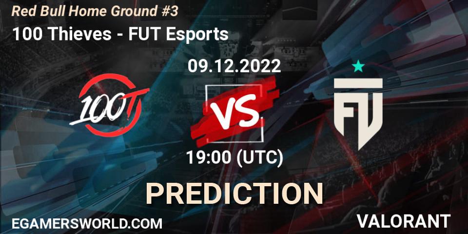 Pronósticos 100 Thieves - FUT Esports. 09.12.22. Red Bull Home Ground #3 - VALORANT