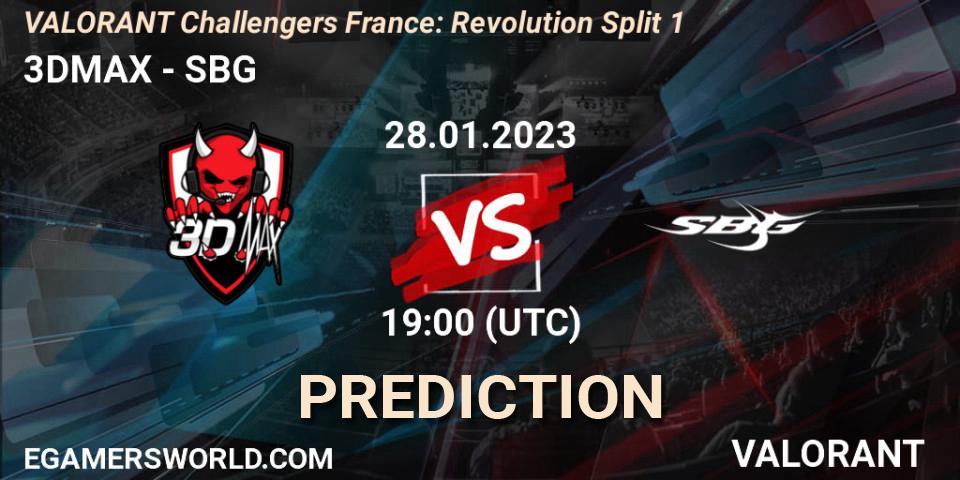 Pronósticos 3DMAX - SBG. 28.01.23. VALORANT Challengers 2023 France: Revolution Split 1 - VALORANT