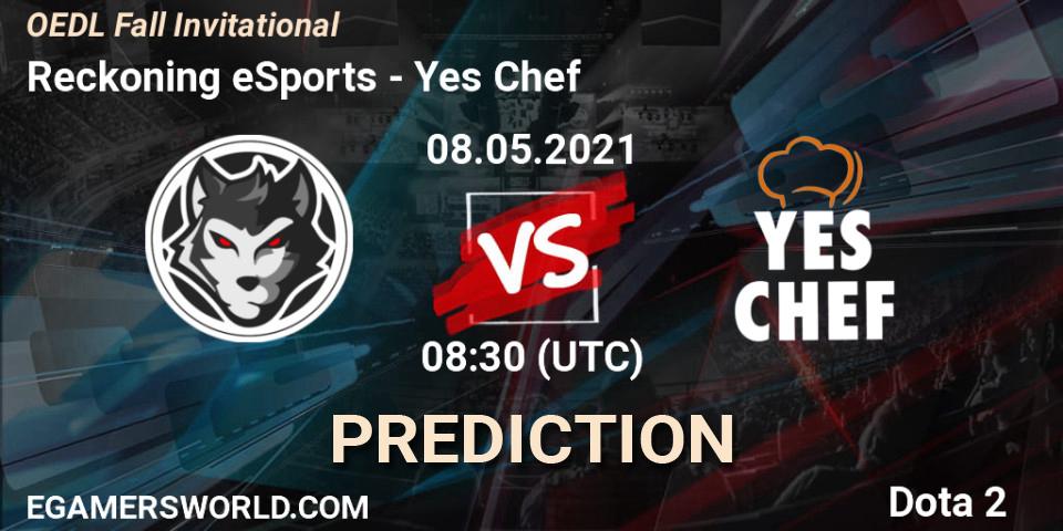 Pronósticos Reckoning eSports - Yes Chef. 08.05.21. OEDL Fall Invitational - Dota 2