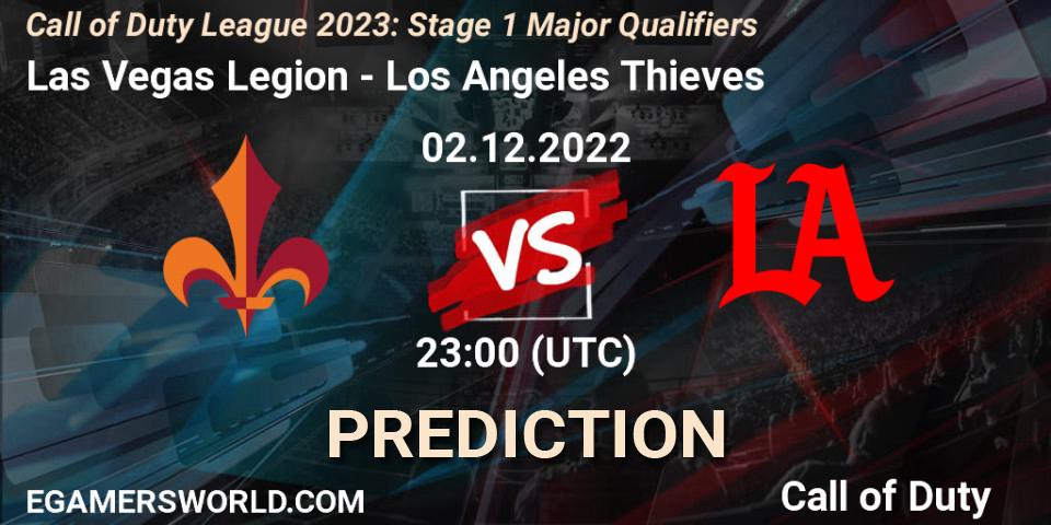 Pronósticos Las Vegas Legion - Los Angeles Thieves. 02.12.22. Call of Duty League 2023: Stage 1 Major Qualifiers - Call of Duty