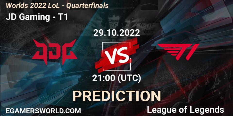 Pronósticos JD Gaming - T1. 29.10.22. Worlds 2022 LoL - Semifinals - LoL