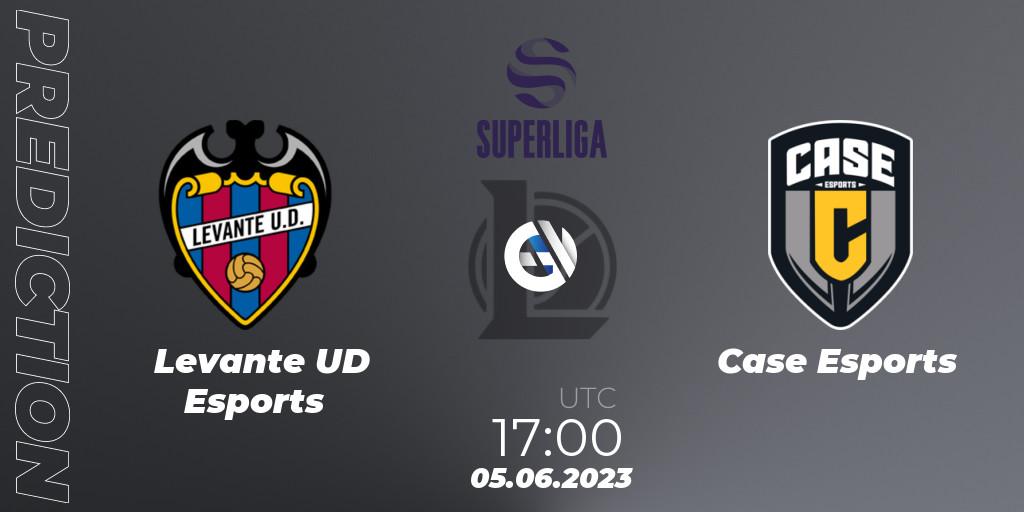 Pronósticos Levante UD Esports - Case Esports. 05.06.23. LVP Superliga 2nd Division 2023 Summer - LoL