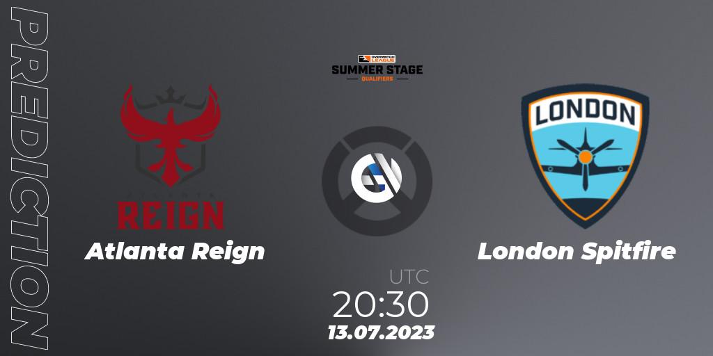 Pronósticos Atlanta Reign - London Spitfire. 13.07.23. Overwatch League 2023 - Summer Stage Qualifiers - Overwatch