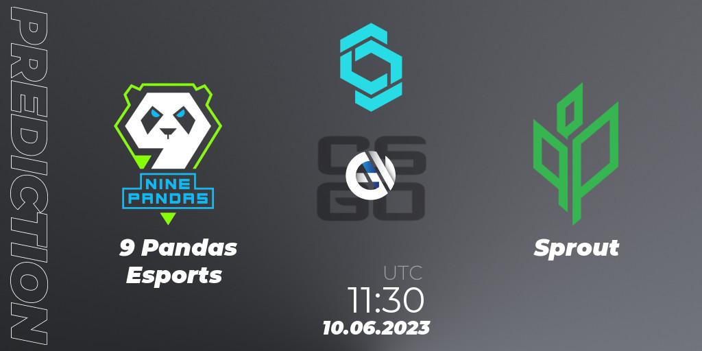 Pronósticos 9 Pandas Esports - Sprout. 10.06.23. CCT North Europe Series 5 - CS2 (CS:GO)