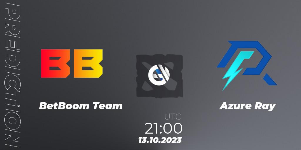 Pronósticos BetBoom Team - Azure Ray. 13.10.23. The International 2023 - Group Stage - Dota 2