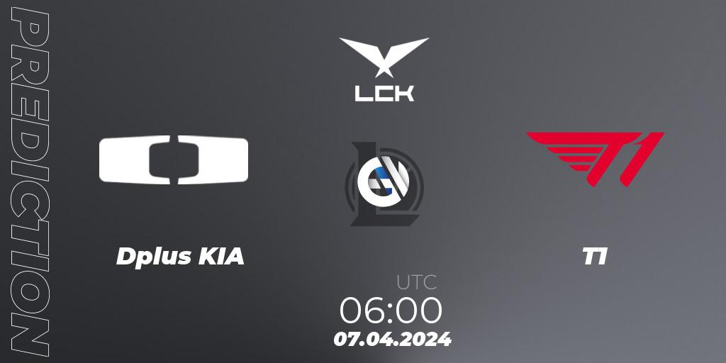 Pronósticos Dplus KIA - T1. 07.04.24. LCK Spring 2024 - Playoffs - LoL