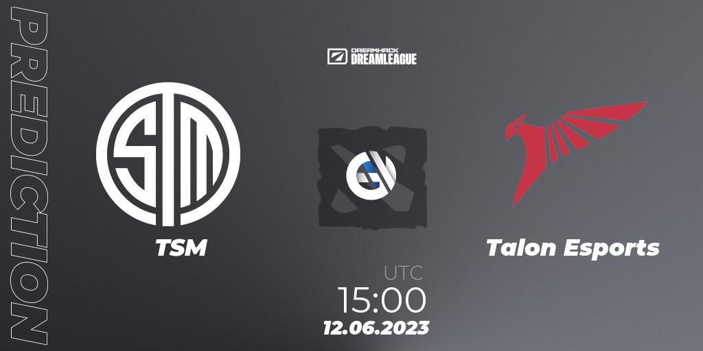 Pronósticos TSM - Talon Esports. 12.06.23. DreamLeague Season 20 - Group Stage 1 - Dota 2