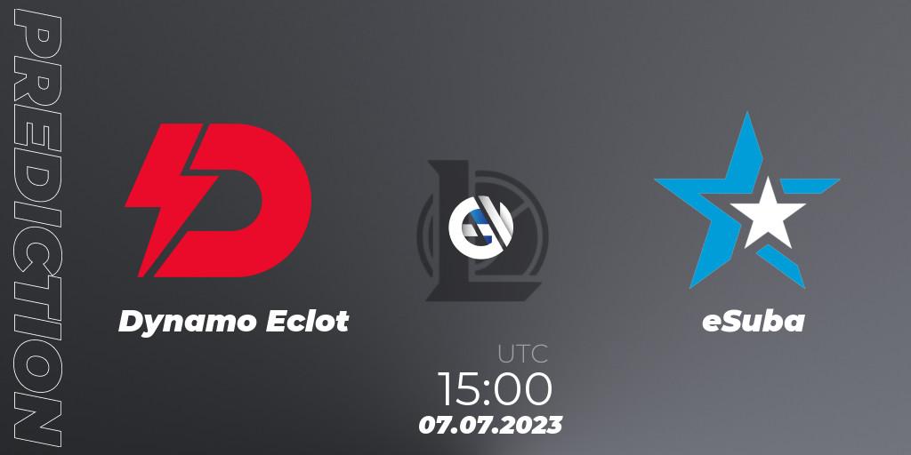 Pronósticos Dynamo Eclot - eSuba. 13.06.23. Hitpoint Masters Summer 2023 - Group Stage - LoL
