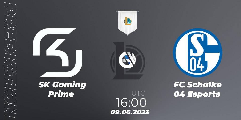 Pronósticos SK Gaming Prime - FC Schalke 04 Esports. 09.06.23. Prime League Summer 2023 - Group Stage - LoL