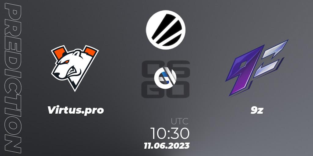 Pronósticos Virtus.pro - 9z. 11.06.23. ESL Challenger Katowice 2023 - CS2 (CS:GO)
