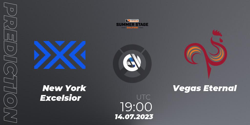 Pronósticos New York Excelsior - Vegas Eternal. 14.07.23. Overwatch League 2023 - Summer Stage Qualifiers - Overwatch