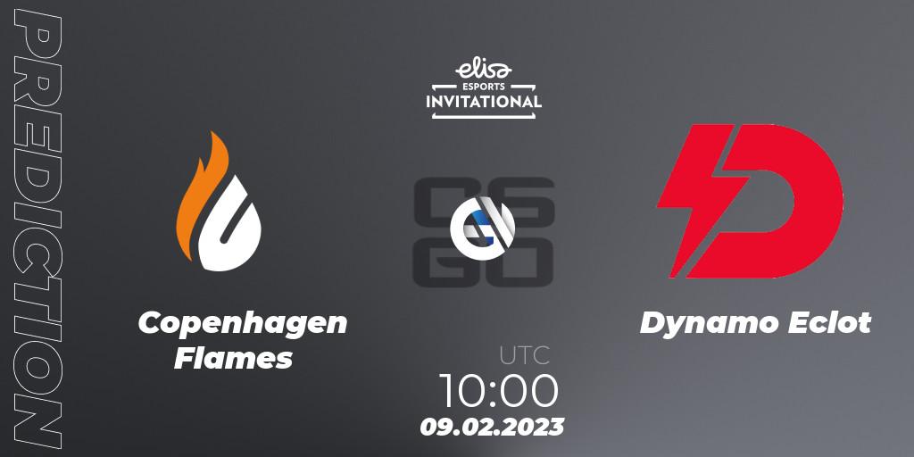 Pronósticos Copenhagen Flames - Dynamo Eclot. 09.02.23. Elisa Invitational Winter 2023 - CS2 (CS:GO)
