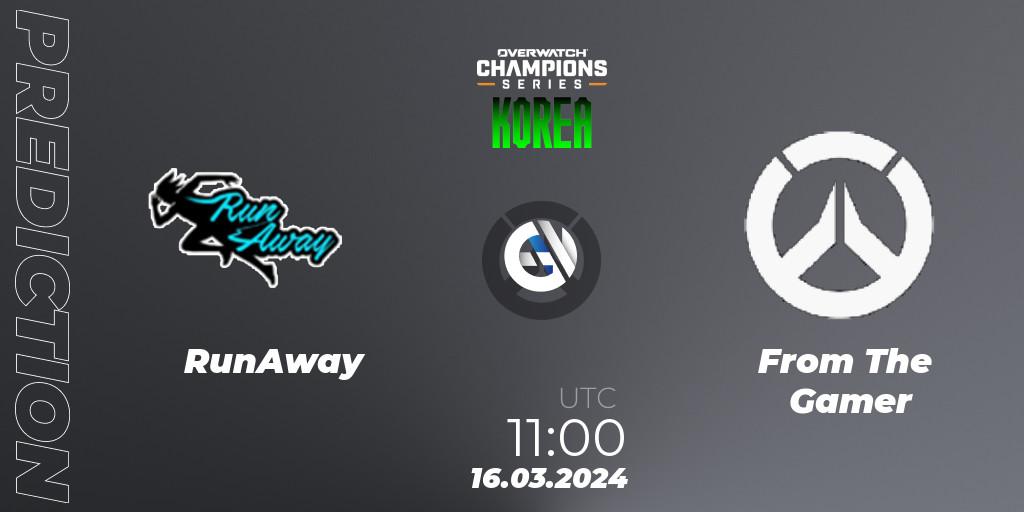 Pronósticos RunAway - From The Gamer. 16.03.24. Overwatch Champions Series 2024 - Stage 1 Korea - Overwatch