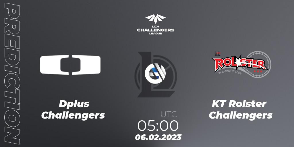 Pronósticos Dplus Challengers - KT Rolster Challengers. 06.02.23. LCK Challengers League 2023 Spring - LoL