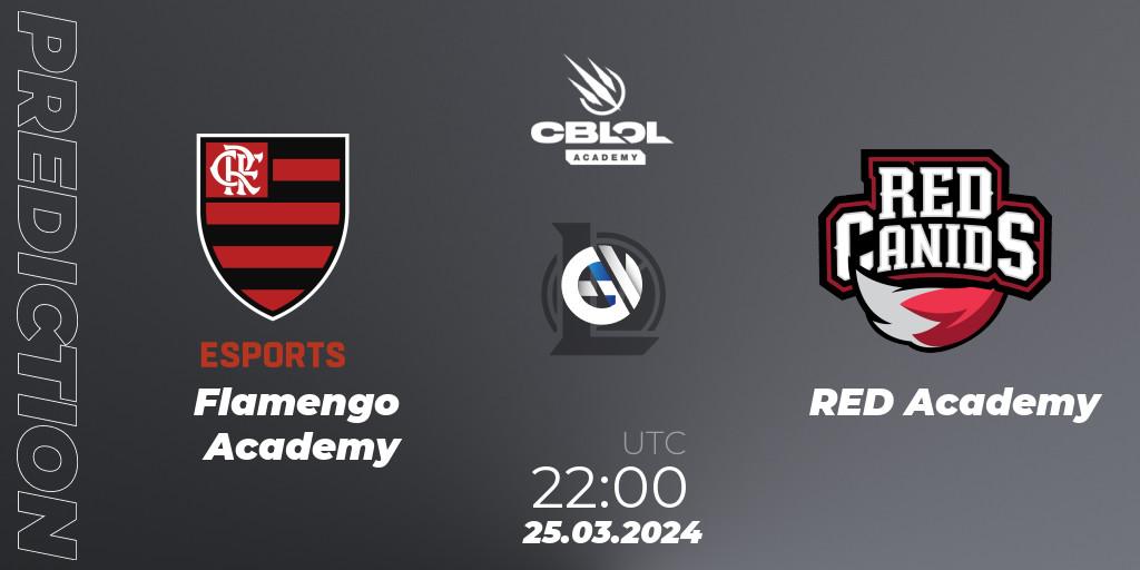 Pronósticos Flamengo Academy - RED Academy. 25.03.24. CBLOL Academy Split 1 2024 - LoL