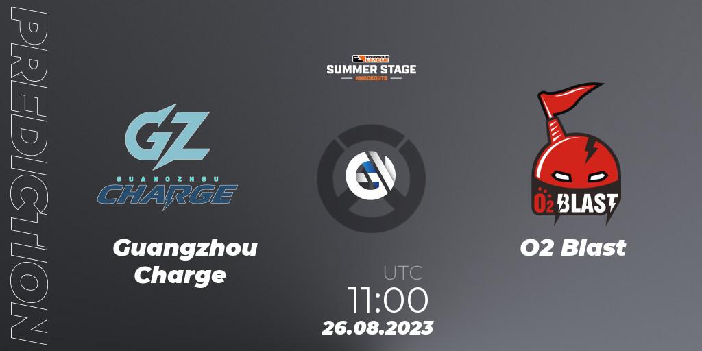 Pronósticos Guangzhou Charge - O2 Blast. 26.08.23. Overwatch League 2023 - Summer Stage Knockouts - Overwatch