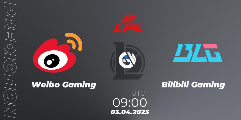 Pronósticos Weibo Gaming - Bilibili Gaming. 03.04.23. LPL Spring 2023 - Playoffs - LoL