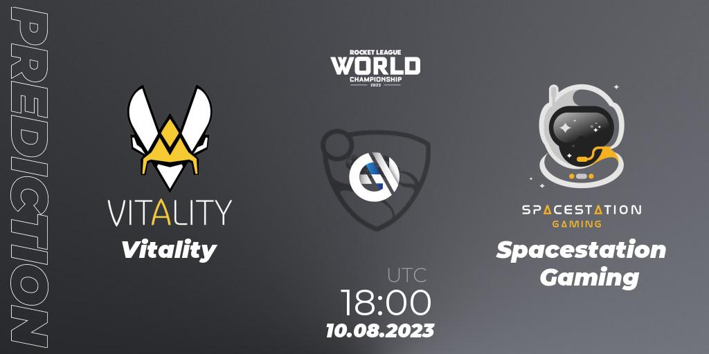 Pronósticos Vitality - Spacestation Gaming. 10.08.23. Rocket League Championship Series 2022-23 - World Championship Group Stage - Rocket League