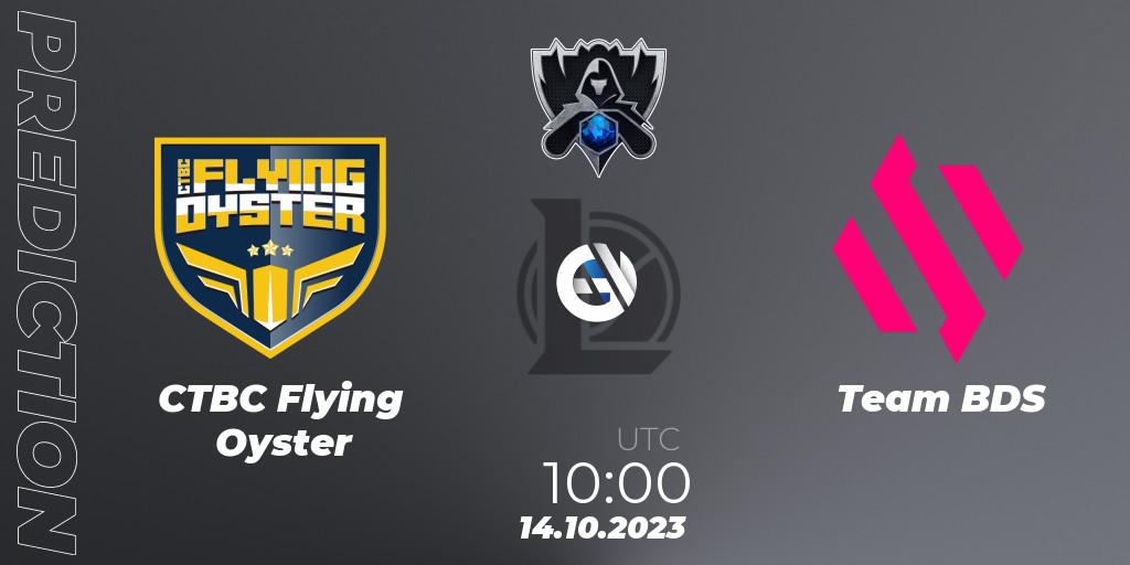 Pronósticos CTBC Flying Oyster - Team BDS. 14.10.23. Worlds 2023 LoL - Play-In - LoL