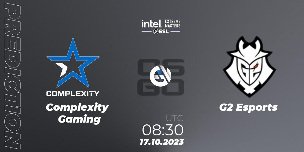 Pronósticos Complexity Gaming - G2 Esports. 17.10.23. IEM Sydney 2023 - CS2 (CS:GO)