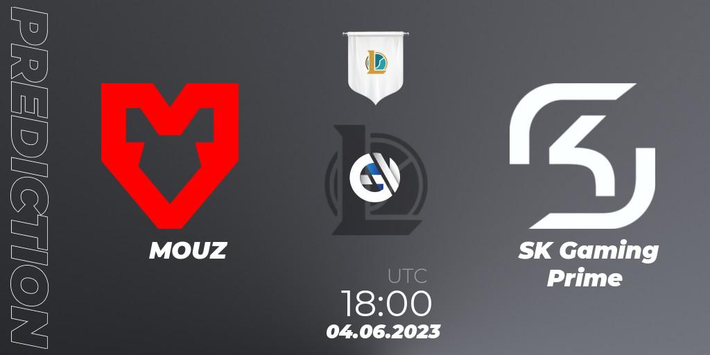Pronósticos MOUZ - SK Gaming Prime. 04.06.23. Prime League Summer 2023 - Group Stage - LoL