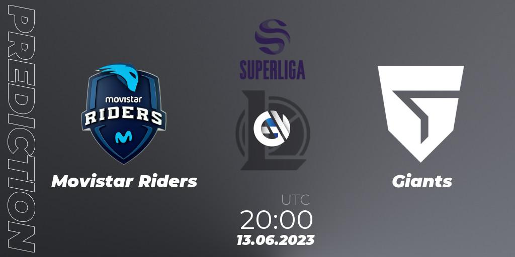 Pronósticos Movistar Riders - Giants. 13.06.23. Superliga Summer 2023 - Group Stage - LoL