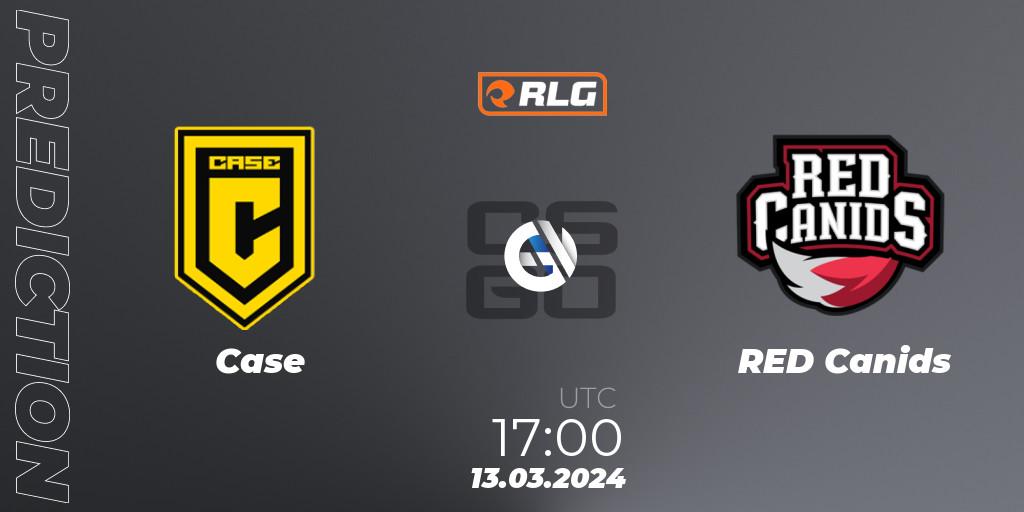 Pronósticos Case - RED Canids. 13.03.24. RES Latin American Series #2 - CS2 (CS:GO)